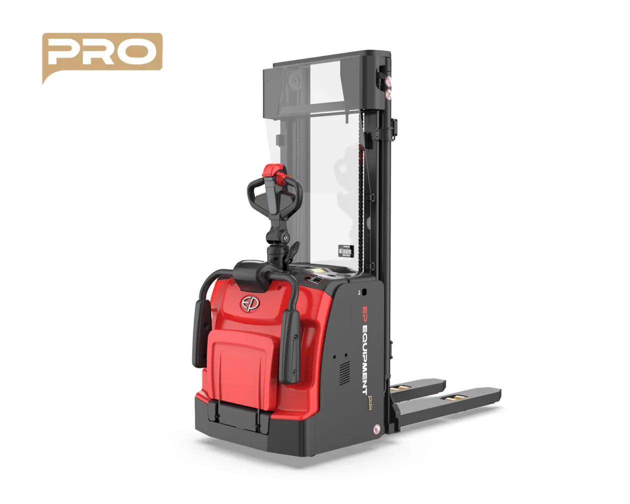 EP RSL16 PRO elektrische stapelaar 1.600 kg met sta-platform (4,5-5,5 m)