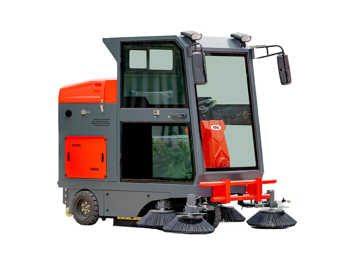 T3 zit veegmachine met cabine